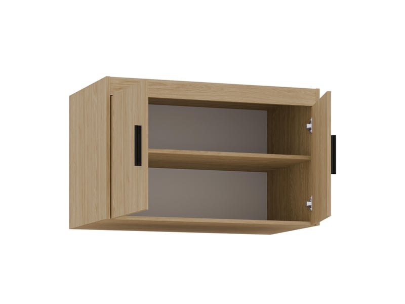  Surmeuble armoire storicos 2 portes chêne huilé 90x55x53 cm Storicos - Conforama E