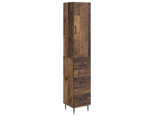 Armoire <strong></strong> <strong></strong> coloris bois clair largeur 33 cm