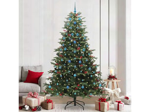 Sapin de noël - arbre de noël artificiel vert 240 cm pvc, métal et plastique
