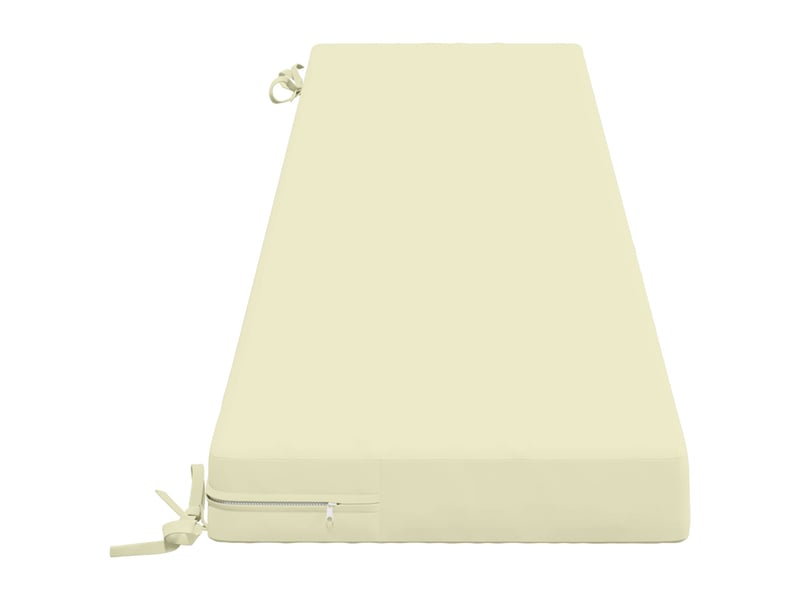  Coussin de banc, coussin d'assise, coussin de canapé soest 100 % polyester crème 170 x 40 x 8 cm cf53233  - Conforama D