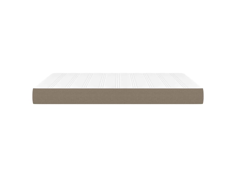  Matelas de lit à ressorts ensachés fermeté moyenne taupe 140x200x20 cm tissu  - Conforama E