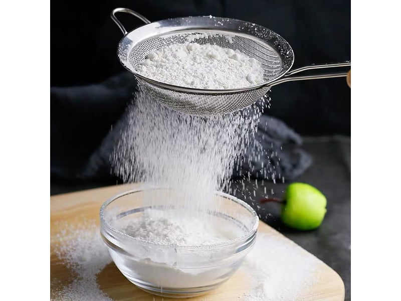  Passoire en inox avec poignée – pour égoutter pâtisserie, nouilles, riz et pâtes  - Conforama D