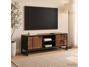 Meuble tv coloris marron 105 cm <strong></strong>  <strong></strong>