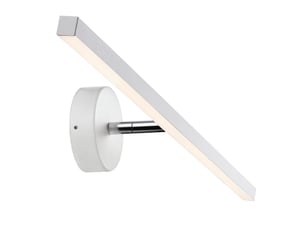 Applique murale intérieur, salle de bain led intégrée, ip s13 60 en aluminium blanc, ip44, nordlux