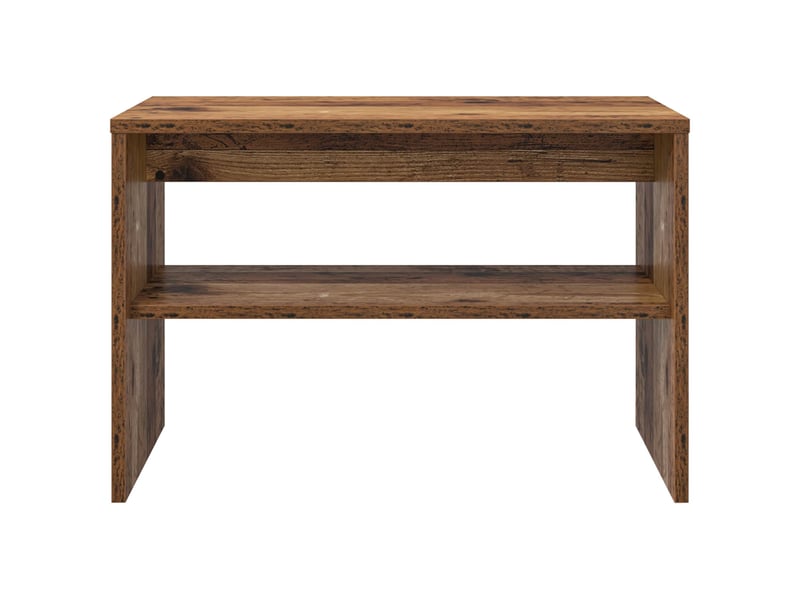 Meuble tv - banc tv - meuble de rangement 60 x 35 x 40 cm bois ancien bois d'ingénierie - Conforama E