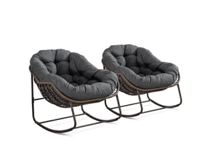 Fauteuil fixe   Coton / Polyester gris