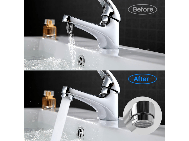  3 pièces filtre à robinet d'économie d'eau accessoires robinet diffuseur filtre de robinet avec joint d'étanchéité(20mm)  - Conforama B
