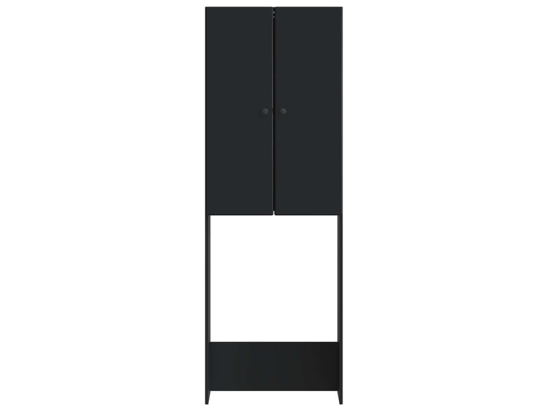  Armoire de toilette, meuble de toilette breda noir 66x25.5x190 cm  - Conforama E