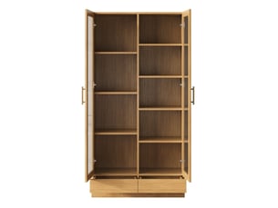 Bibliotheque coloris naturel 9 étagère(s) BEAUNIV - 40 cm x 160 cm