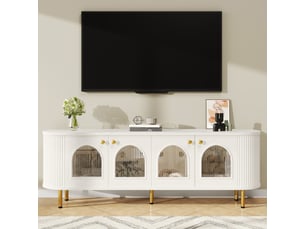 Meuble tv coloris blanc OOIILLEE