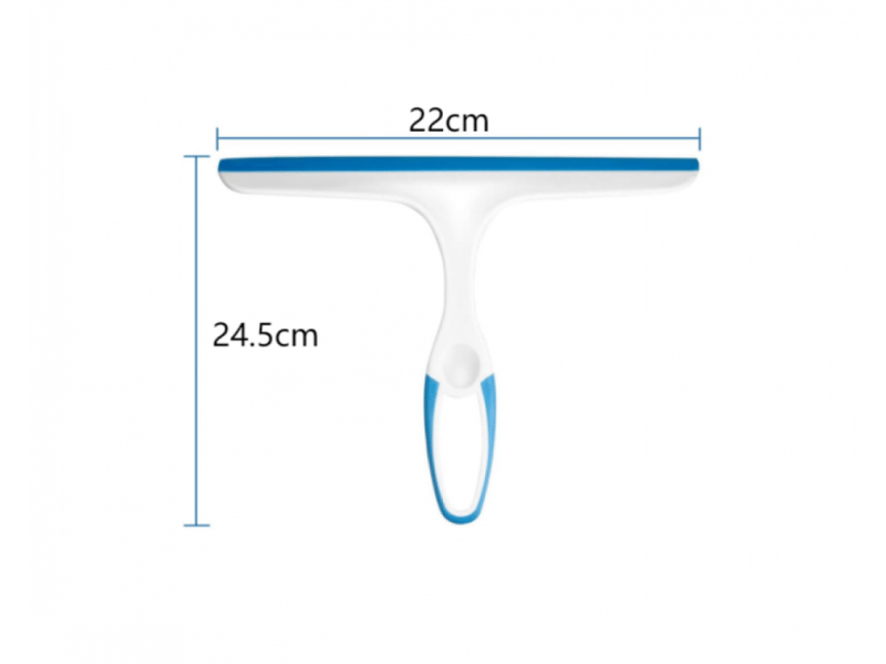  Essuie-glace de douche multi-usage, 24,5 cm, parfait pour portes de douche, vitres et miroirs de voiture  - Conforama C