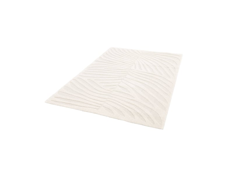 Tapis intérieur motif végétal crème lily 160x230cm  - Conforama C