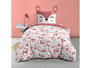 Housse de couette 140x200 + 1 taie bichette coton