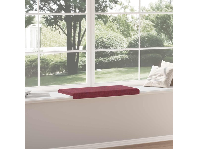  Coussin de banc, coussin d'assise, coussin de canapé tissu bordeaux profondeur 35 cm cf53780  - Conforama D