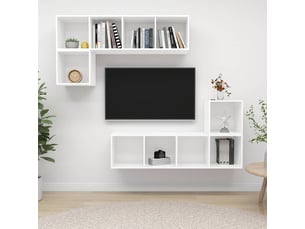 Meuble tv coloris blanc 37 cm <strong></strong>  <strong></strong>