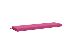 Coussin de banc, coussin d'assise, coussin de canapé soest 100 % polyester rose 160 x 40 x 8 cm cf53469