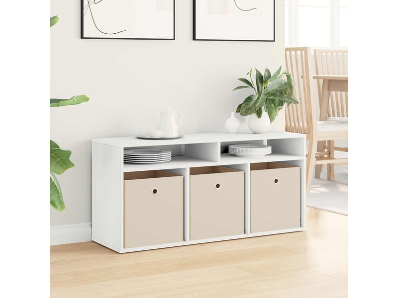 Armoire de rangement bureau avec tiroir blanc 102x32x48,5 cm  - Conforama D