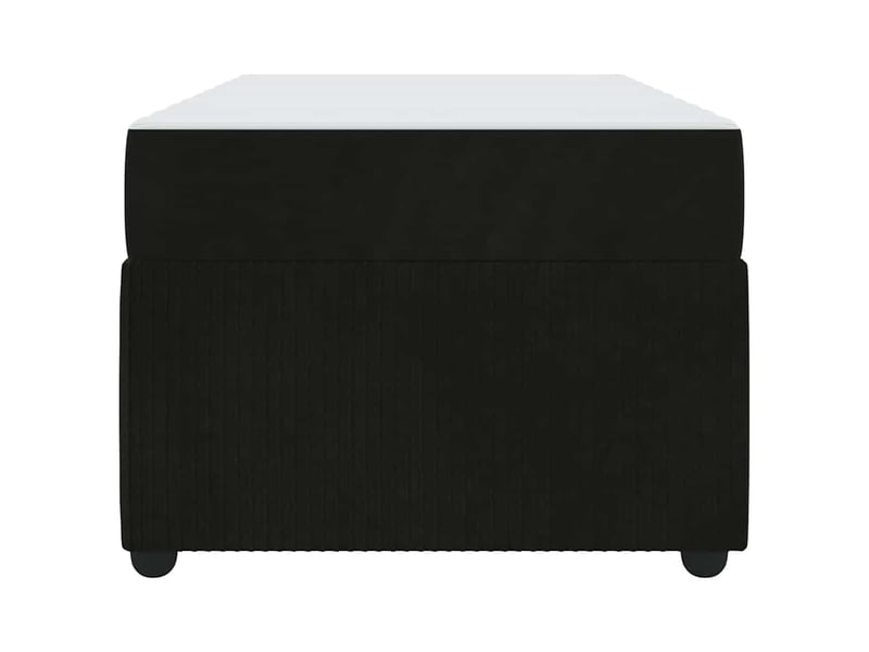  Lit simple- lit adulte -  cadre de lit noir 100 x 200 cm tissu  - Conforama D