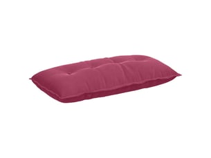 Coussin de dos, coussin de dossier bordeaux 100 x 50 cm tissu en velours côtelé cf54577