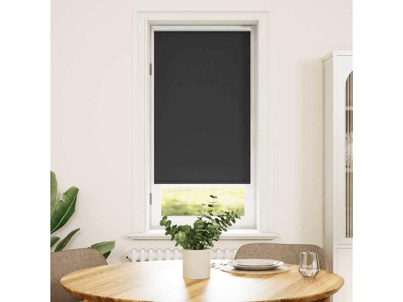  Store enrouleur occultant, store à rouleau 44,4 x 100 cm, largeur du tissu 40 cm, noir cf45460  - Conforama B