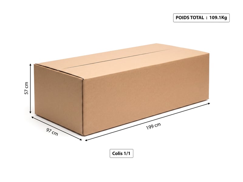 Canape droit convertible gris 3 pl DARWIN - Conforama Q
