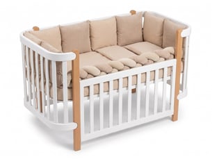 Yappy7in1 - ensemble de literie 7 en 1 - cappuccino
