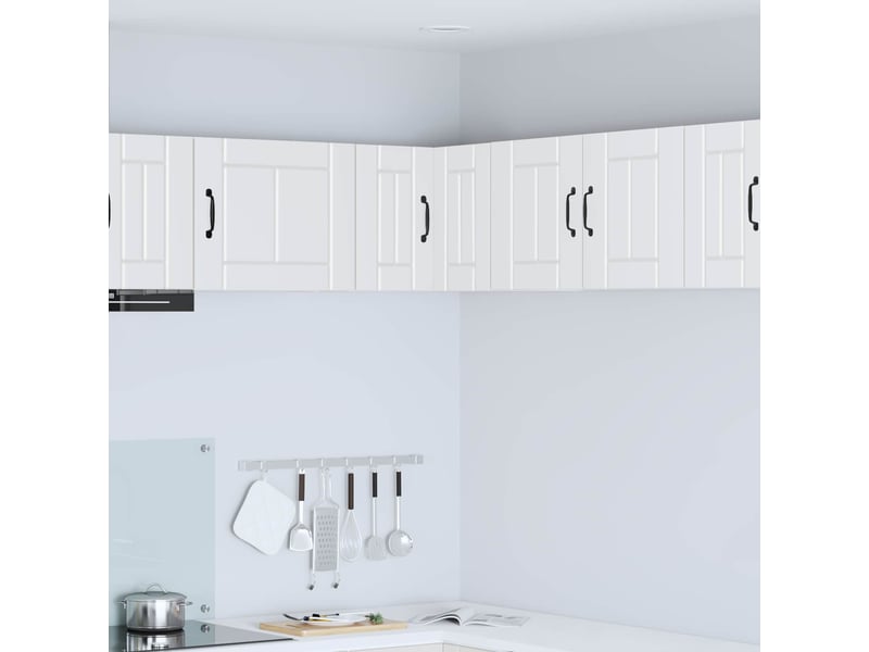  Meuble mural de cuisine, armoire d'angle cuisine lucca blanc 57x57x40cm  - Conforama B