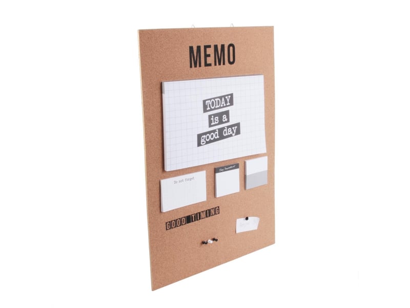  Mémo calendrier perpétuel working 60cm naturel  - Conforama B