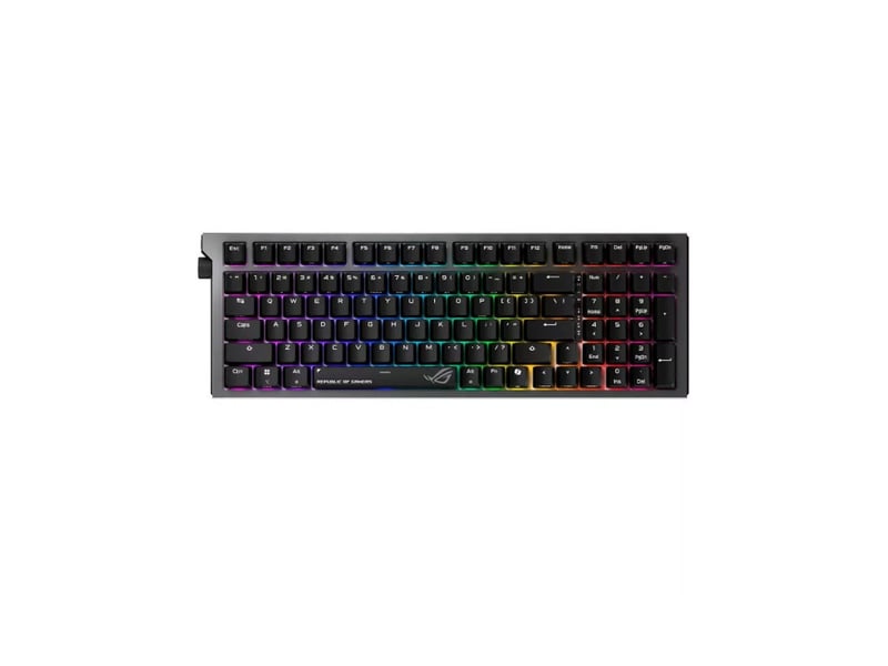  Clavier mecanique 96% nx v2 rgb noir filaire sans fil ROG Strix Morph 96 WL - Conforama A