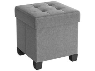Pouf / repose pied SANS MARQUE gris