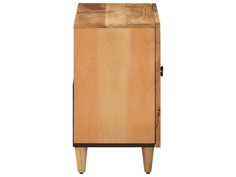  Armoire d'évier, armoire salle de bain marron 62 x 33 x 58 cm bois de mangue massif cf65476  - Conforama D