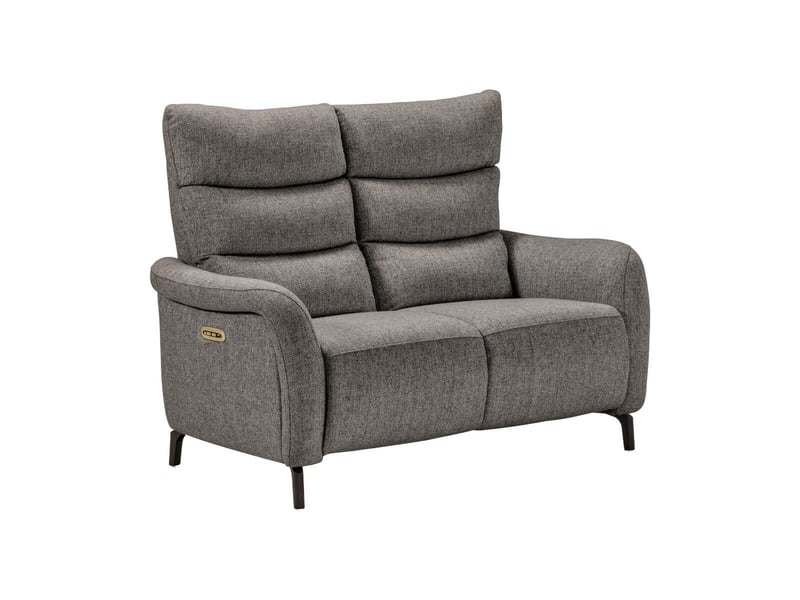  Canapé 2p relax électrique tissu gris - varenne VARENNE - Conforama A