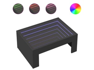 Table basse rectangulaire coloris noir  