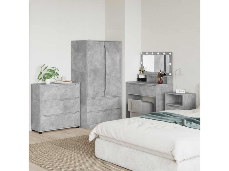  Armoire de rangement, commode de rangement 80 x 31 x 81 cm bois d'ingénierie shl294  - Conforama B