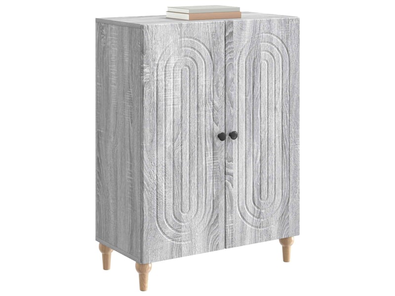  Buffet - bahut - meuble de rangement sonoma gris 66 x 34,5 x 90 cm bois d'ingénierie  - Conforama C