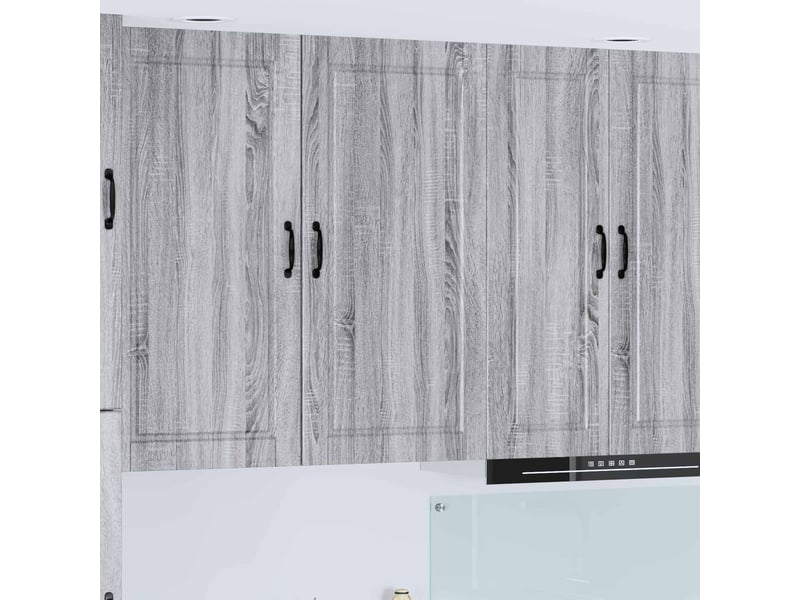  Meuble mural de cuisine, armoire de cuisine gris sonoma 50x31x100cm  - Conforama B