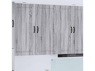 Meuble mural de cuisine, armoire de cuisine gris sonoma 50x31x100cm