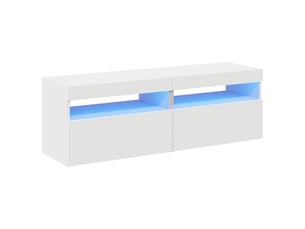 Meuble tv coloris blanc 60 cm