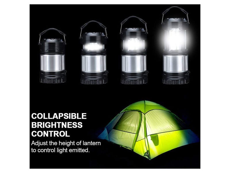  Camping rétractable lumière cob suspendu tente lumière aventure en plein air lampe de poche pratique  - Conforama D