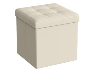 Pouf / repose pied blanc