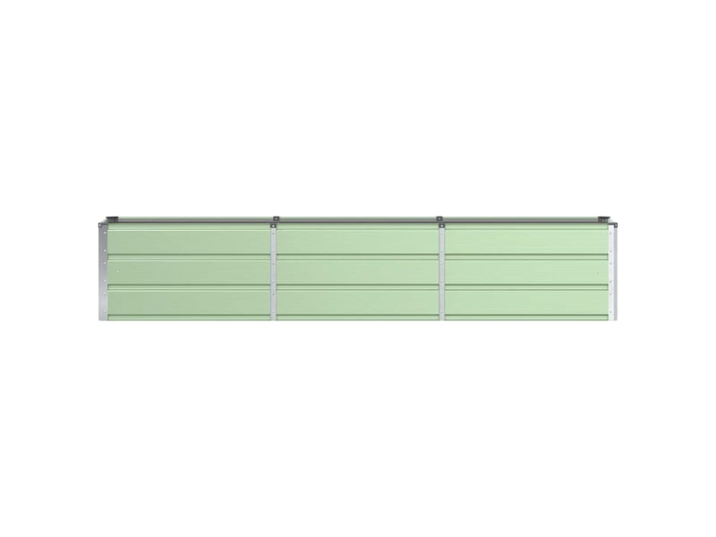  Jardinière - bac à fleurs vert 240 x 40 x 45 cm acier  - Conforama D