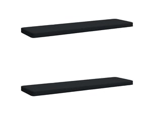 Lot de 2 coussins de banc, coussins d'assise vught 100 % polyester bleu foncé cf57881