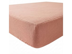 Drap housse 140x190+30 cm gaze de coton hampton bay
