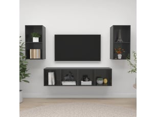 Meuble tv coloris gris  <strong></strong>  <strong></strong>