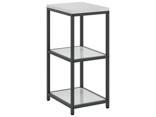 Étagère de cuisine, étagère de rangement hattem argenté 40x50x92cm acier