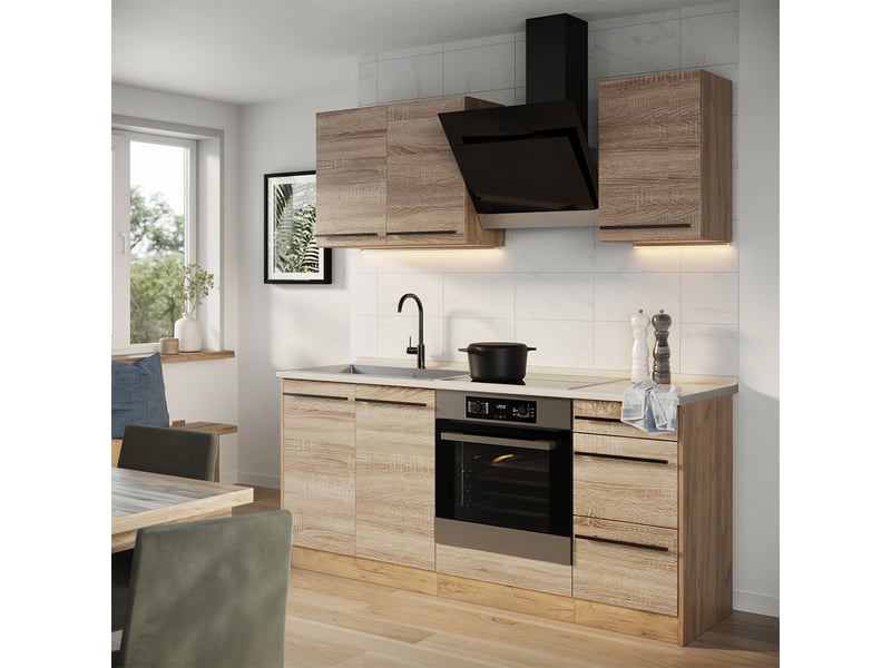  Vicco cuisine, sonomachêne doré, 180cm, pt chêne  - Conforama C