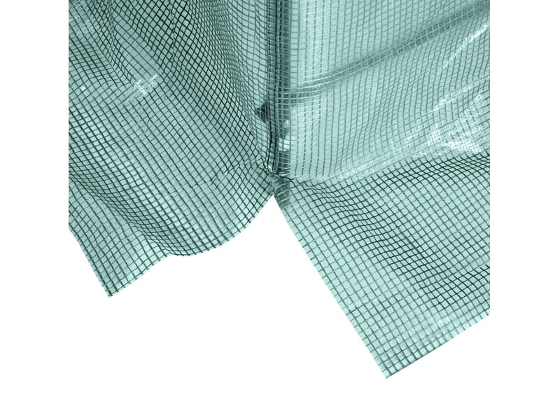  Serre de jardin 245x200x198 cm structure en métal verte  - Conforama C