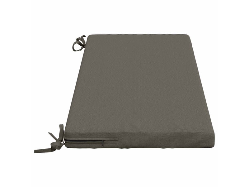 Coussin de banc, coussin d'assise, coussin de canapé soest 100 % polyester gris 120 x 40 x 5 cm cf53264 - Conforama D