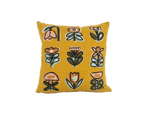 Coussin motif fleur design 45x45 cm