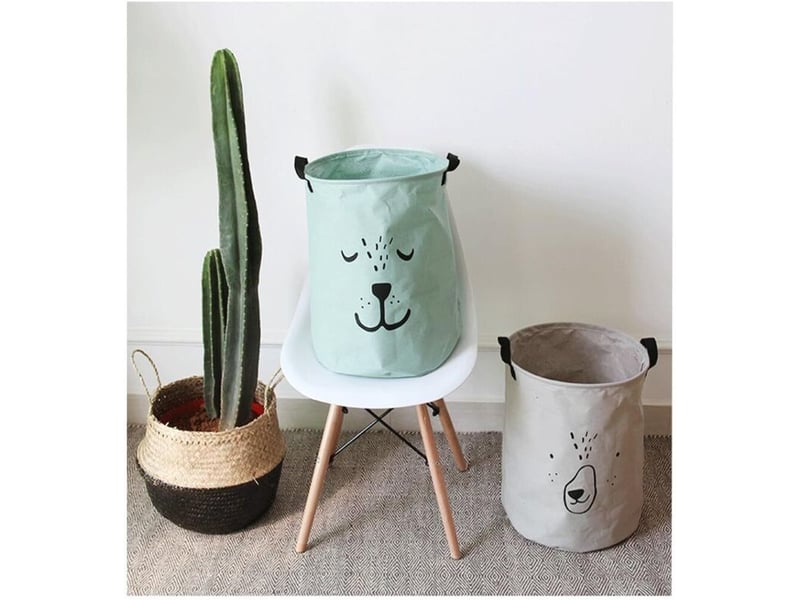  Chambre d'enfant panier à linge pliable étanche boîte à à enfants de rangement jouet vêtements de vert  - Conforama E